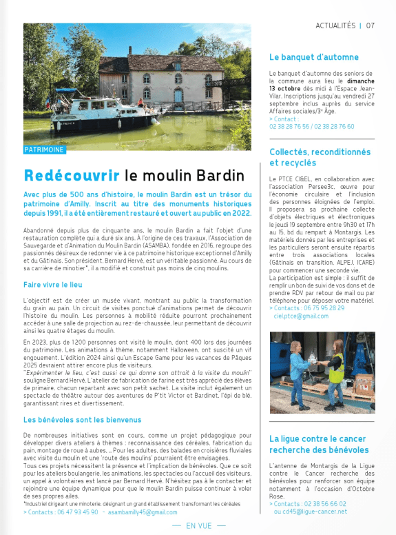 Espace Mag de la ville d'Amilly